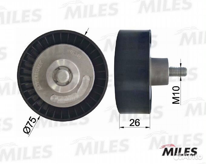 Ролик ремня приводного BMW E60/65 2.0/2.5/3.0 03