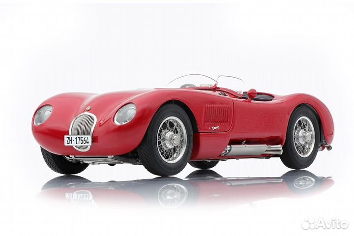 Jaguar C-type 1952 RED actual condition christian
