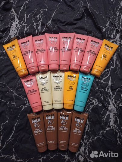 Dolce milk гель для душа, молочко для тела