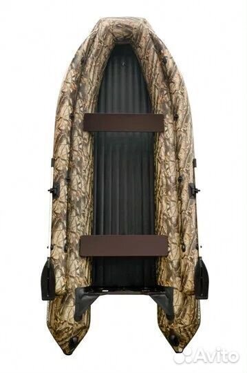 Лодка пвх sibriver хатанга JET LUX - 425 нднд лес