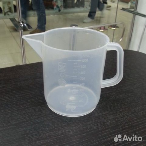 Стакан мерный пластиковый 1000 мл