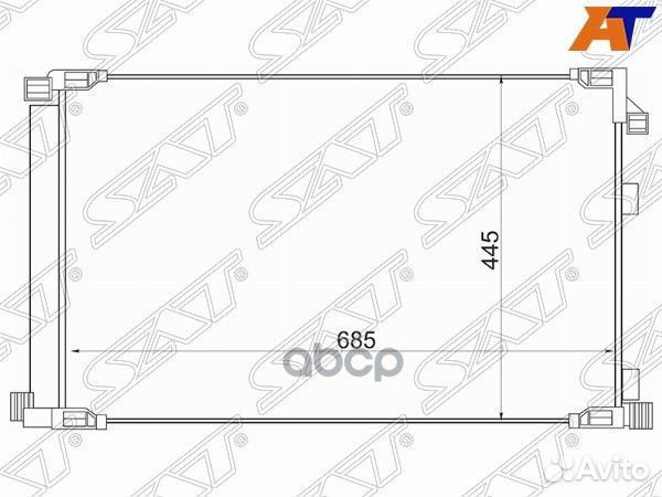 Радиатор кондиционера Lexus NX200 14-21 / NX200