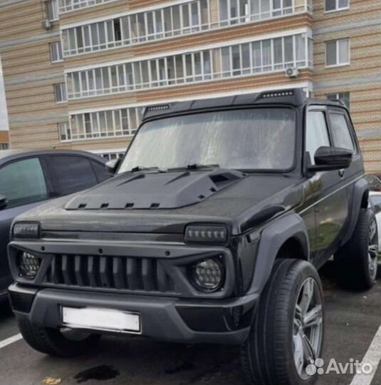 Решетка радиатора niva (злая)