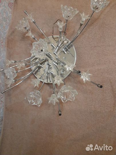 Люстра потолочная бу