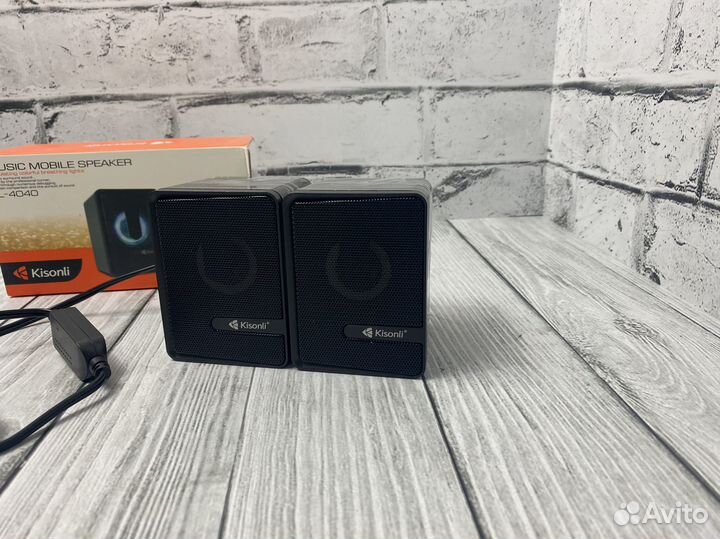 Колонки компьютерные 2.0 новые