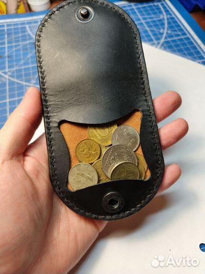 Монетница из кожи