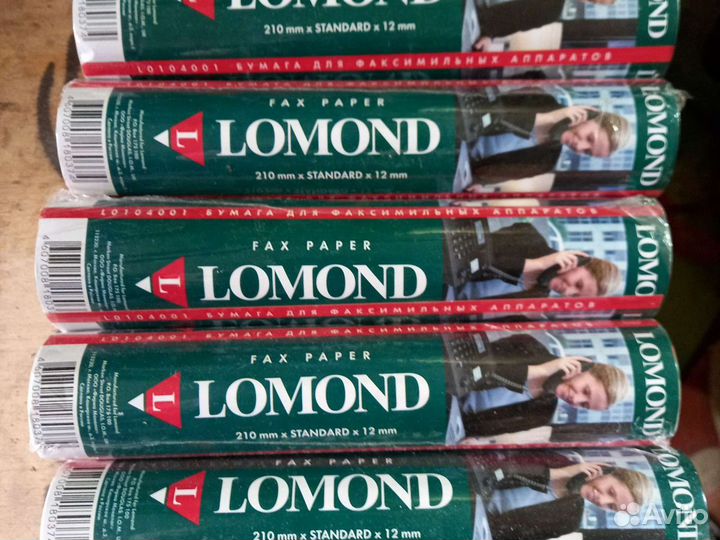Бумага для факса термо Lomond