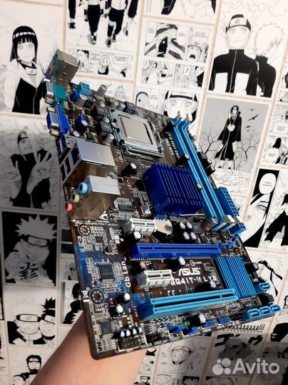 Материнская плата с процессором