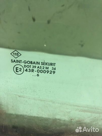 Стекло двери переднее правое Renault Kangoo 1 1.4