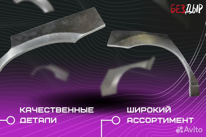 Кузовная арка Volkswagen Passat B6 правая