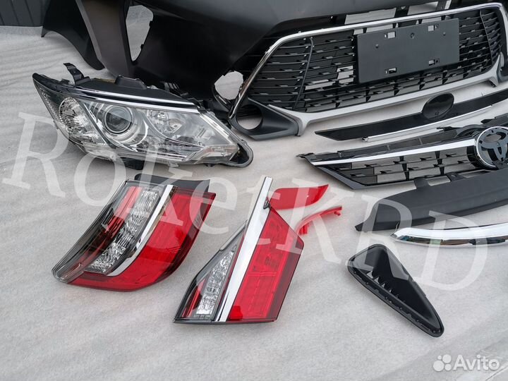 Рестайлинг Toyota Camry из 50 в 55 кузов