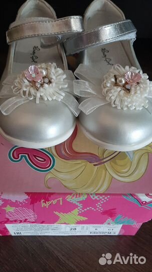 Туфли детские для девочки 28 размер