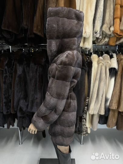 Vericci. Италия. Премиум поперечка из норки 42-44 р