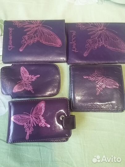 Набор из натуральной кожи