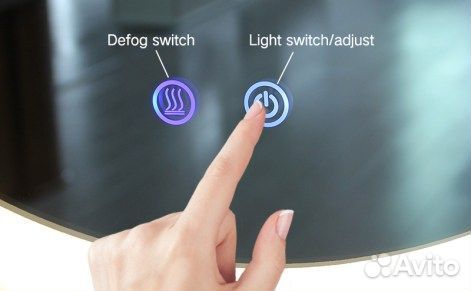 Зеркальный шкаф в ванную Лана 80