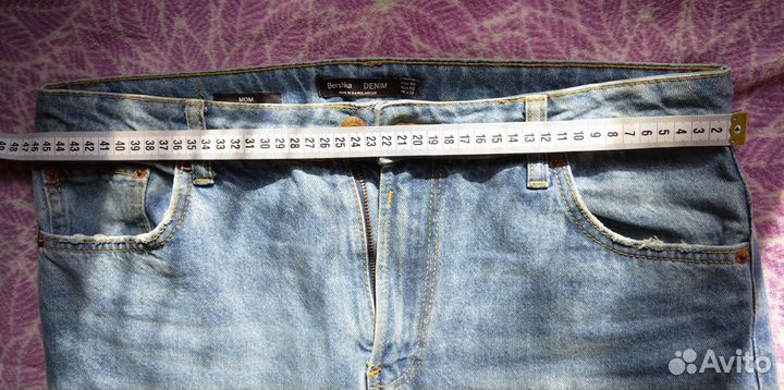 Джинсы женские Mom, Bershka