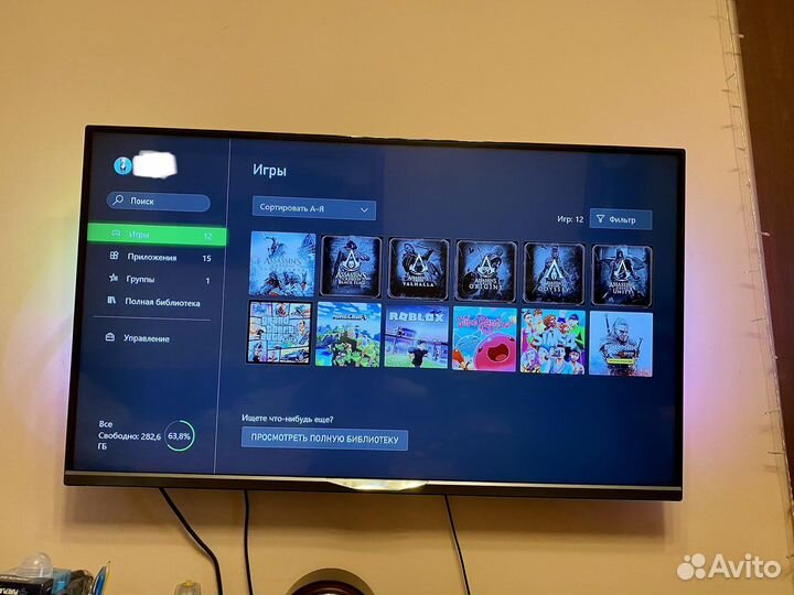 Xbox One s 1tb с играми