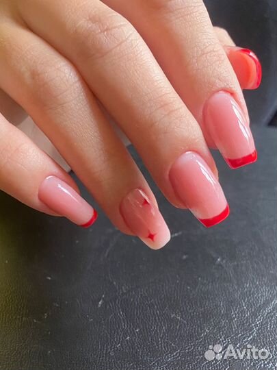 Маникюр наращивание