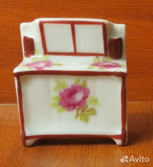 Набор винтажной кукольной мебели, фарфор, Франция