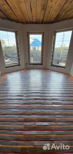 Тёплый пол на деревянных перекрытиях без стяжки