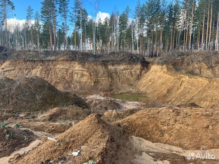 Карьер песок + пгс добыча