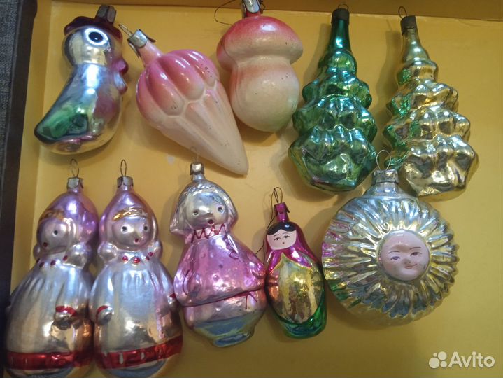 Елочные игрушки СССР