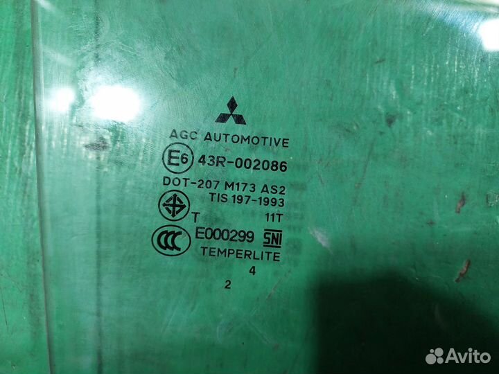 Стекло двери передней R L200/4 mitsubishi L200 (2006-2015)