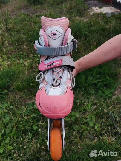 Роликовые коньки детские раздвижные