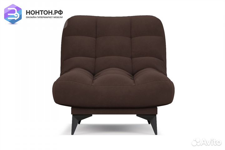 Кресло клик-кляк Арно велюр коричневый