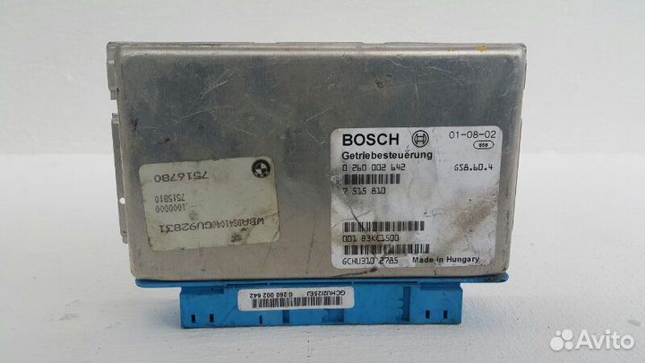 Блок управления АКПП Bmw 525I E39 M54B25 2001