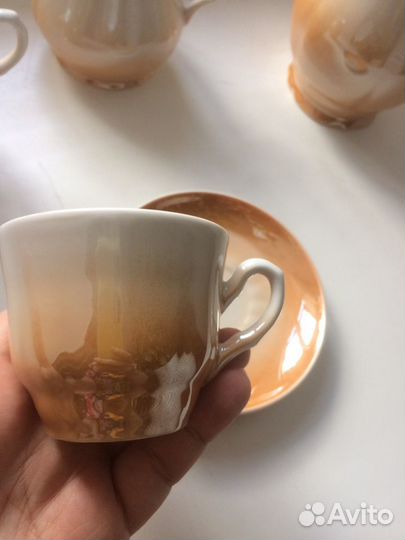 Сервиз кофейный,новый,15 предметрв