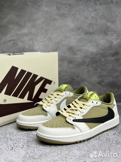 Кроссовки Nike Air Jordan 1 Low Travis Scott Golf