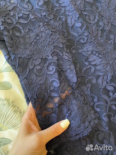 Платье гипюр кружево 46