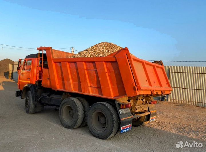 Щебень, песок