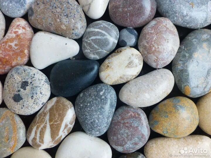 Камни морские, галька