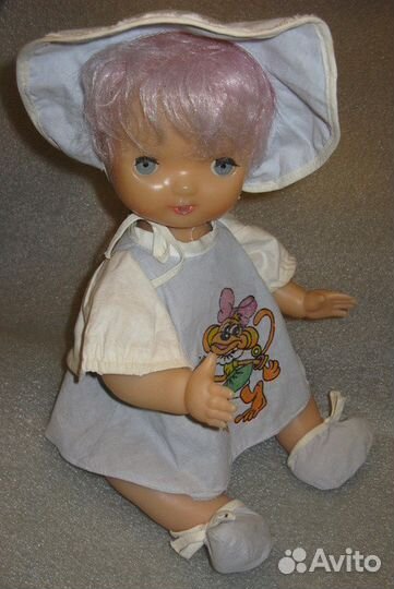 Непослушная Аленка кукла СССР 47см Московская фабр