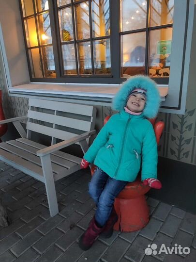 Куртка зимняя с шерстяной подстежкой 86-110