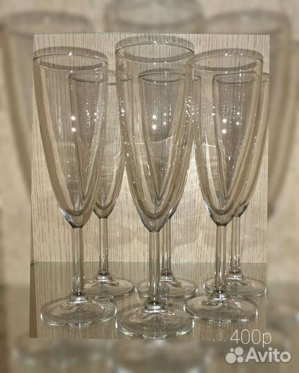 Бокалы для вина новые