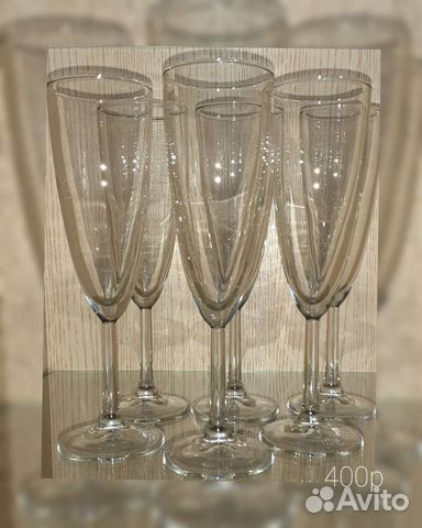 Бокалы для вина новые