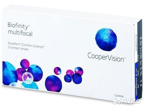 Линзы контактные Biofinity multifocal