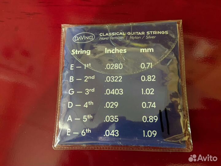 Струны для гитары