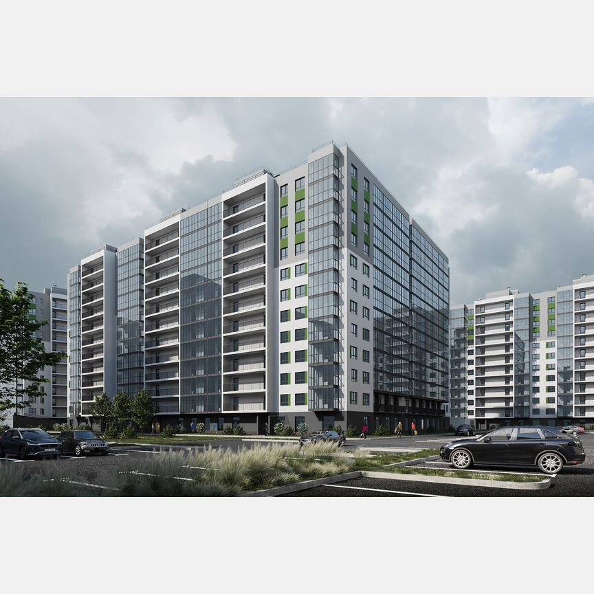 2-к. квартира, 48 м², 10/12 эт.