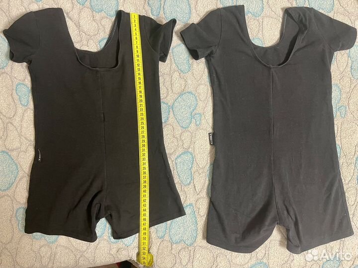 Гимнастические купальники шортами на 4/5 л