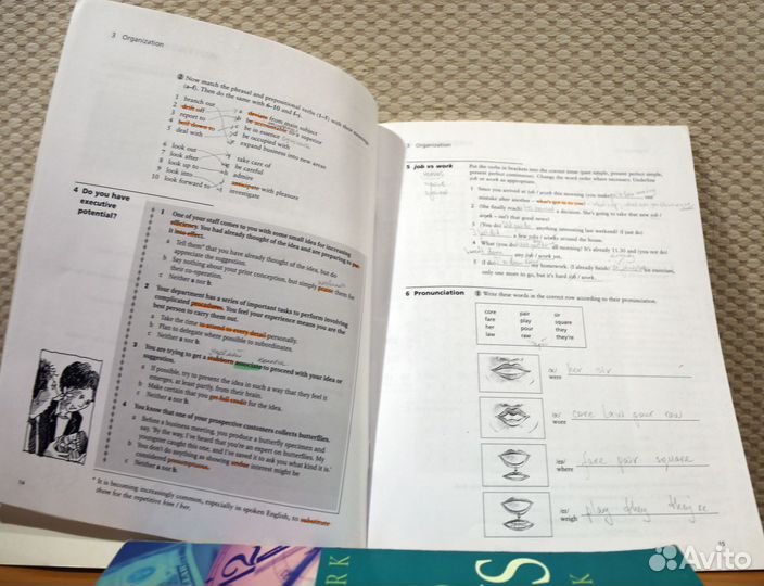 Business English (учебники, раб.тетради, кассеты)