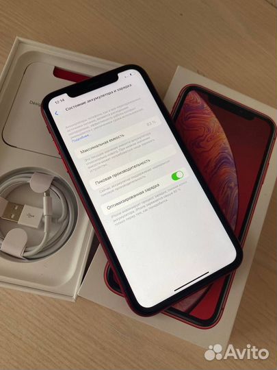 Телефон iPhone хр 128 гб RED