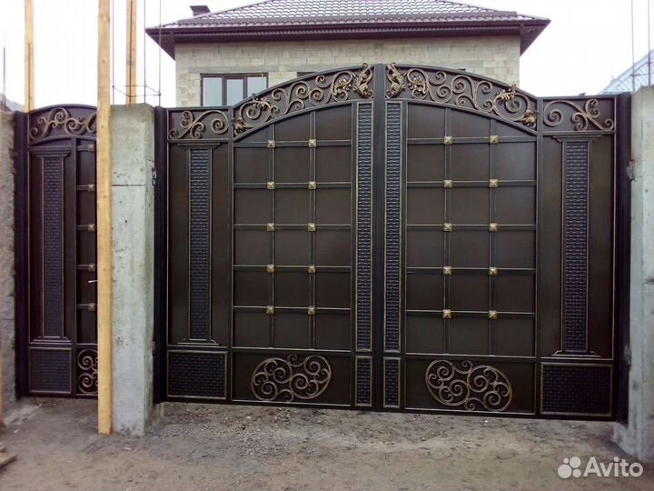 Кованые ворота