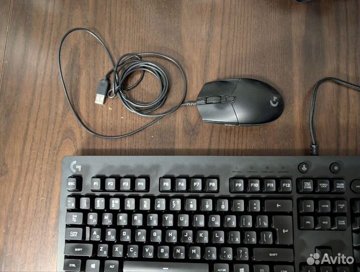 Клавиатура (Logitech 213) + Мышка (Logitech g102)