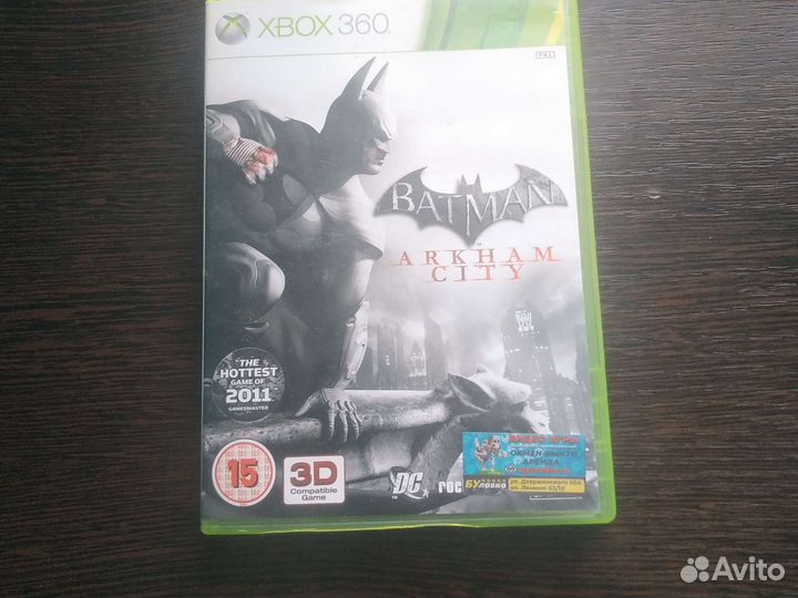 Игра для приставки xbox 360 Batman Arkham city