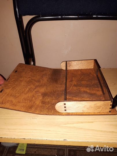 Сувенирная Шкатулка книжка из натурального дерева