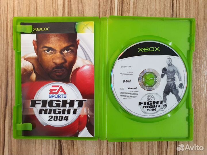 Xbox original / Xbox 360 Fight Night 2004 Лицензия